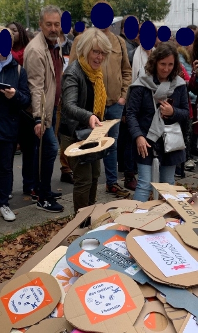 Les cadres de l'Association Marie Durand mobilisés dans le cadre de la crise des métiers de l'humain